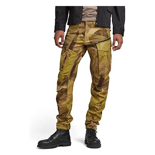 G-STAR RAW rovic zip 3d regular tapered pants, pantaloni uomo, nero (worn in leaden d02190-c922-c776), 26w / 30l