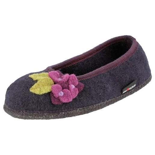 HAFLINGER pantofole per donne hortus 623324, numero: 37 eu, colore: grigio