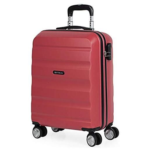 ITACA - valigia bagaglio a mano 55x40x20 - trolley bagaglio a mano, trolley cabina, valigie, trolley 55x40x20 t71650, corallo