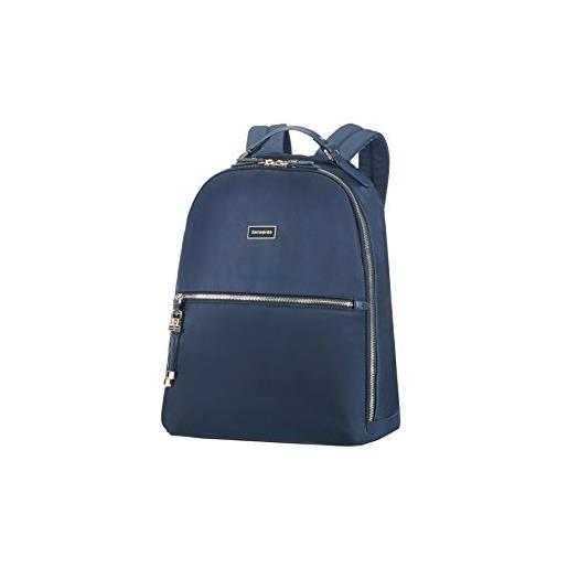 Samsonite backpack 14.1 (dark navy) -karissa biz zaino casual, 39 cm, blu