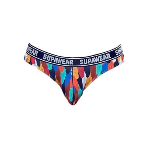 Supawear pow brief underwear rooster slip, multicolore, l unisex-adulto