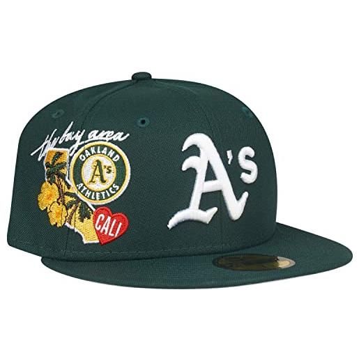 New Era cappellino 59fifty cluster athletics. Era berretto baseball cappello hiphop 7 1/2 (59,6 cm) - verde scuro