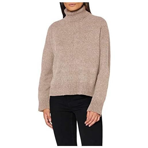 Noisy may nmian l/s roll neck knit noos maglione, dettagli nomad: melangé, s donna
