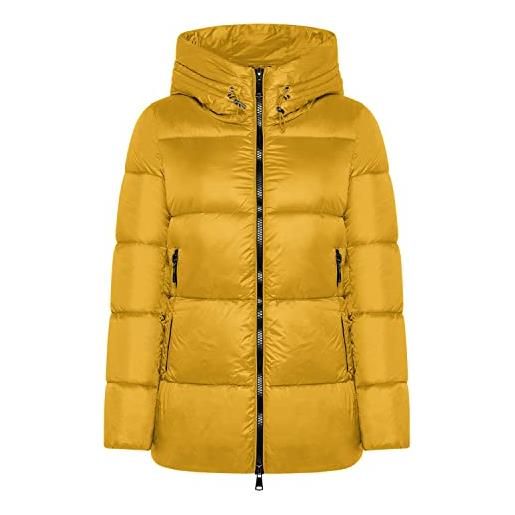 ARTIKA ICEWEAR piumino donna artika alaskan jacket n102 cappuccio giubbotto giacca invernale (s, cheese yellow)