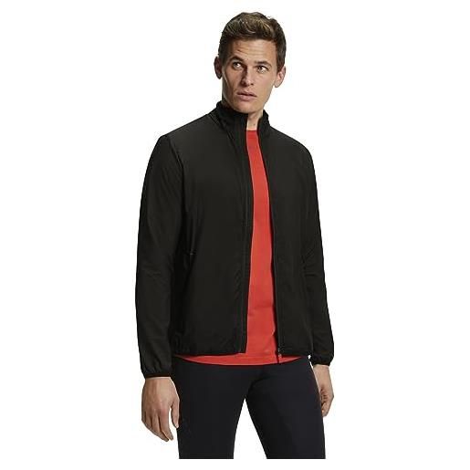 Falke core windproof m ja filo funzionale asciugatura rapida 1 pezzo, giacca antivento uomo, nero (black 3000), l