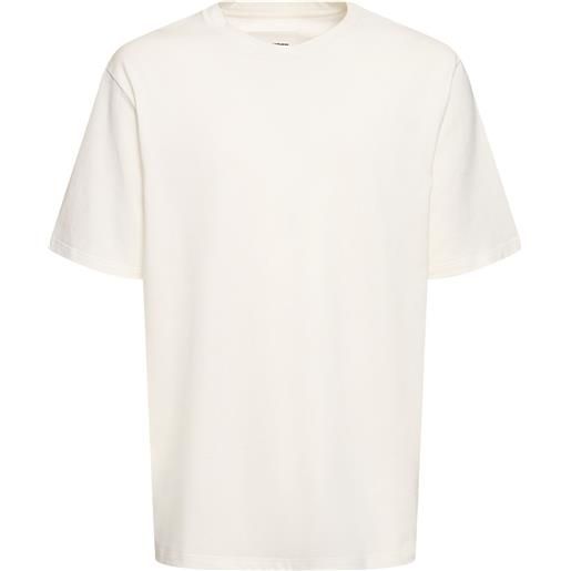 JIL SANDER t-shirt lunga in jersey di cotone