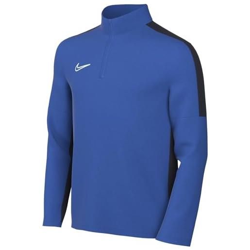 Nike dr1356-451 y nk df acd23 dril top t-shirt unisex ragazzi obsidian/royal blue/white taglia m