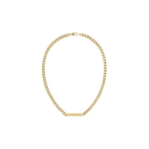 Tommy Hilfiger jewelry collana a catena da uomo oro giallo - 2790578