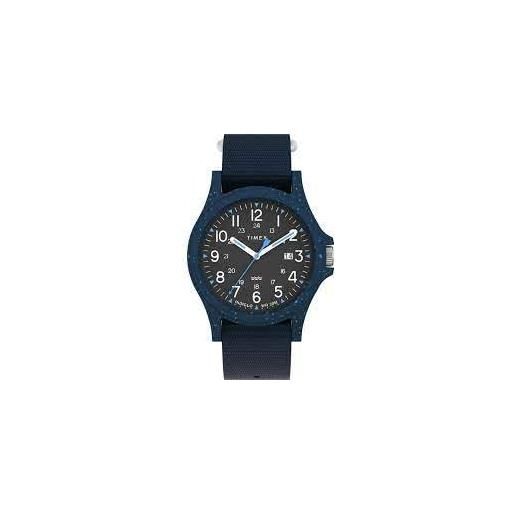 Timex reclaim ocean tw2v81800 - orologio con cinturino in tessuto riciclato da 40 mm, blu