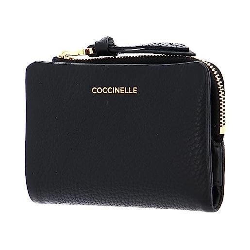 Coccinelle softy wallet grained leather noir