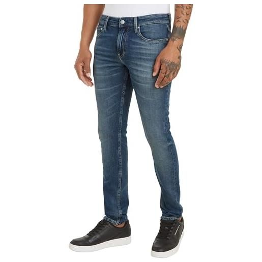 Calvin Klein Jeans slim j30j324809 pantaloni, denim (denim medium), 32w / 30l uomo