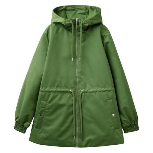 United Colors of Benetton giubbino 27wzdn054 giacca, verde bosco 2g3, m donna
