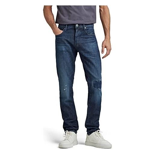 G-STAR RAW 3301 slim fit jeans, jeans uomo, blu (worn in ocean reef restored 51001-b767-d349), 33w / 30l