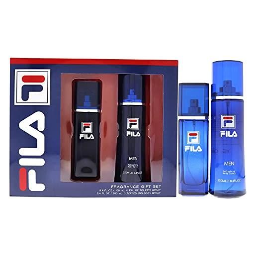 Fila by Fila for men - 2 pc gift set 3.4oz edt spray, 8.4oz body spray