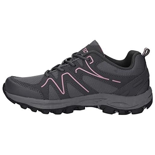 Hi-tec maine da donna-o010485-051-5, scarpe da escursionismo donna, grigio acciaio antracite, 38 eu