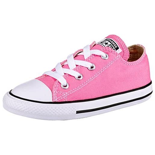 Converse ctas core ox, pantofole unisex bambini e ragazzi, rosa (pink), 20 eu