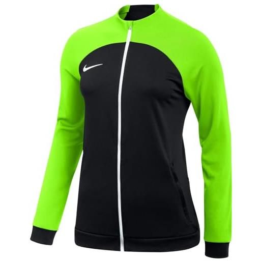 Nike w nk df acdpr trk jkt k giacca, verde risparmio/verde scuro/bianco, l donna