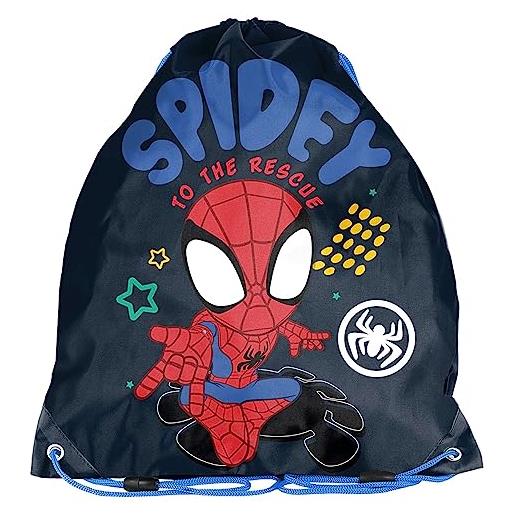 PASO spiderman spidey school shoe bag, blue, shoe bag