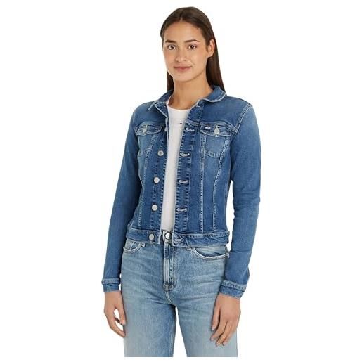 Tommy Jeans vivianne skn jacket ah0136 dw0dw17213 giacche di jeans, denim (denim medium), s donna