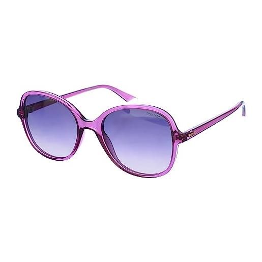 Giorgio Armani pld 4136/s sunglasses, b3v/xw violet, 54 women's