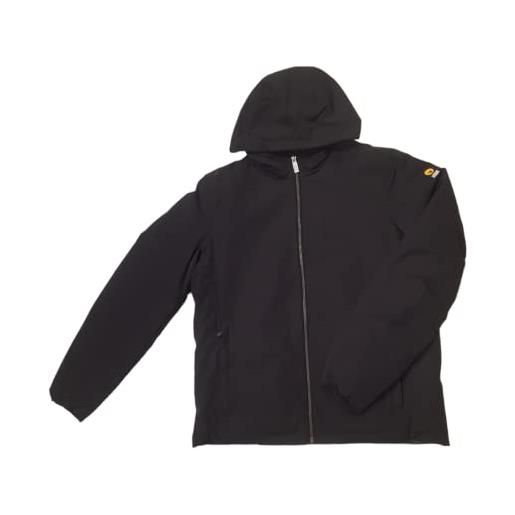 CIESSE PIUMINI giacca cappuccio reversibile in piuma henry tg. 58 nero/grigio