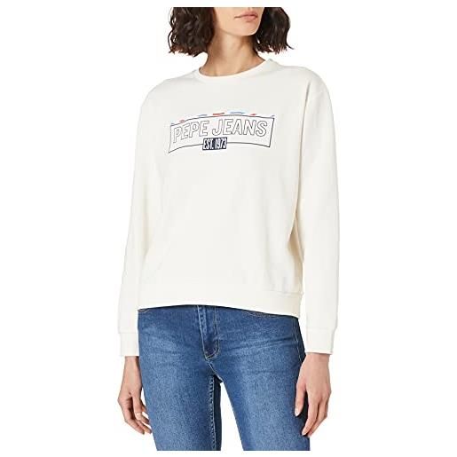 Pepe Jeans betsy maglione, 803off white, m donna