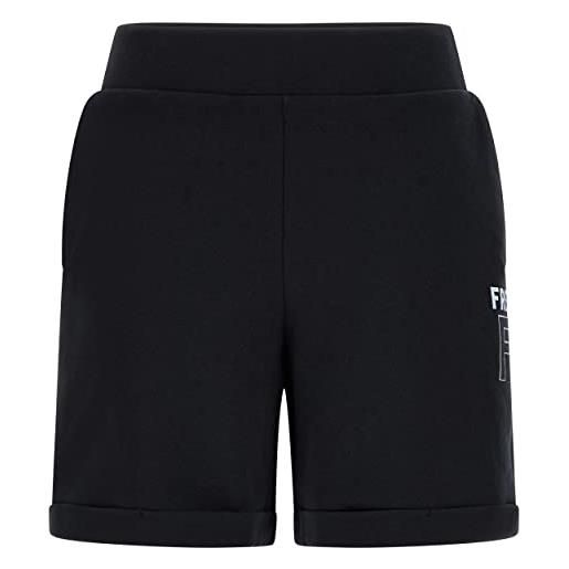 FREDDY - pantaloncini comfort in modal con dettagli in lurex e glitter, donna, nero, medium