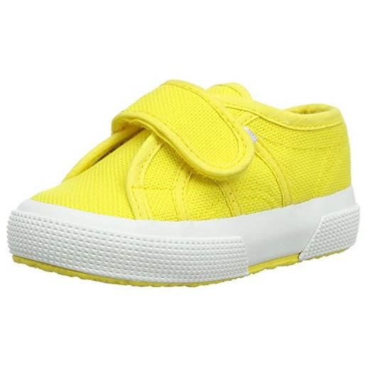 Superga 2750 bstrap, scarpe da ginnastica unisex - bambini e ragazzi, giallo (yellow sunflower 176), 22 eu