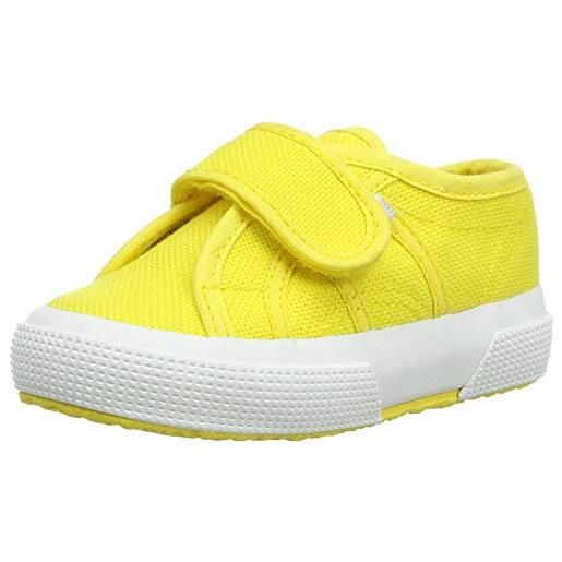 Superga 2750 bstrap, scarpe da ginnastica unisex - bambini e ragazzi, giallo (yellow sunflower 176), 21 eu