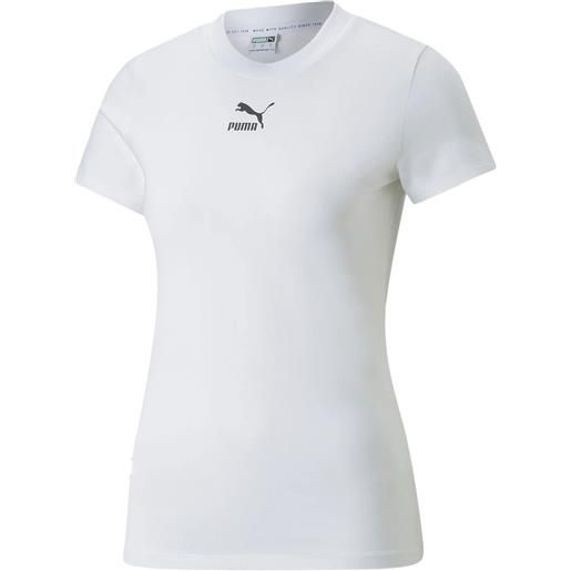 Puma t-shirt classic donna bianco