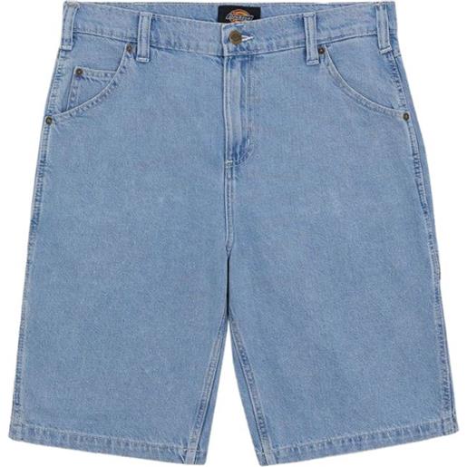 DICKIES pantaloncini garyville denim uomo blue vintage