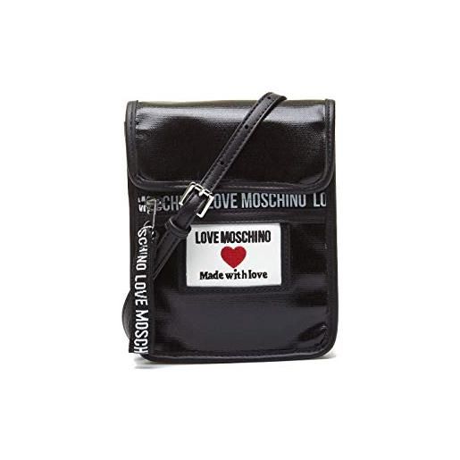 Love Moschino ss21, borse a spalla da donna, collezione primavera estate 2021, nero, normal