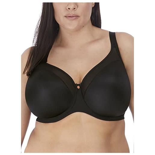 Elomi smooth underwire molded bra - reggiseno modellato liscio da donna, confezione da 1, nero , 85l eu