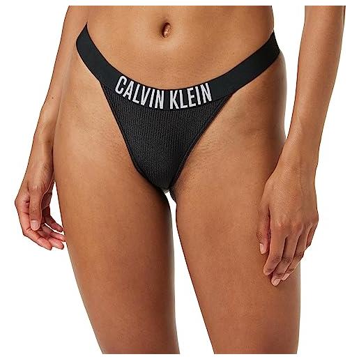Calvin Klein slip bikini brasiliana donna sportivo, nero (pvh black), m