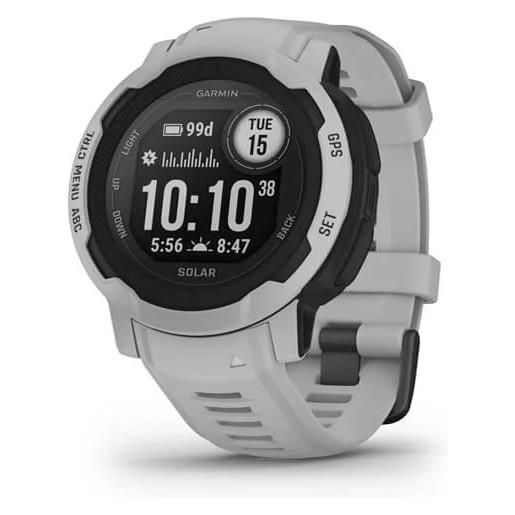 Garmin smartwatch Garmin instinct 2 solar 2,29 cm (0.9) mip 45 mm digitale 176 x pixel grigio gps (satellitare) [010-02627-01]