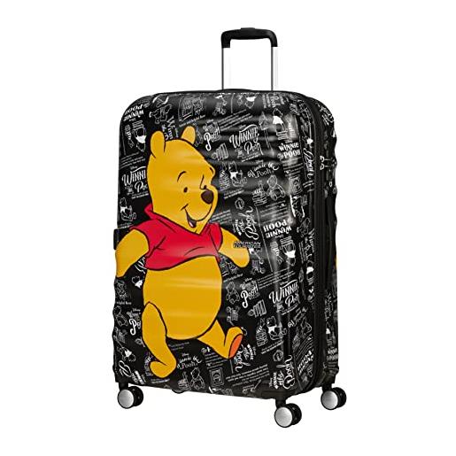 American Tourister wavebreaker disney - spinner l, bagaglio per bambini, 77 cm, 96 l, multicolore (winnie the pooh)