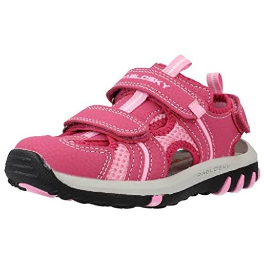 Pablosky 973470, sport sandal bambina, rosa, 24 eu