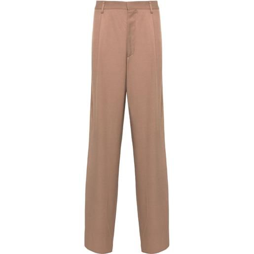 Lardini pantaloni con piega - marrone