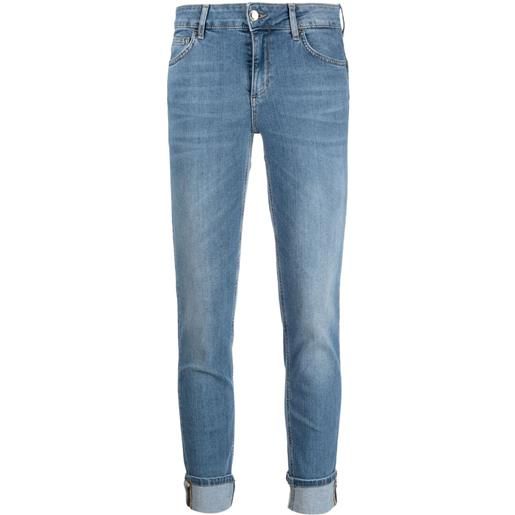 LIU JO jeans slim crop - blu