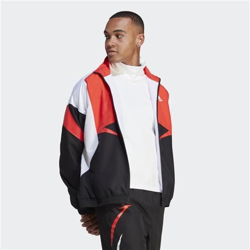 Adidas giacca da allenamento colourblock