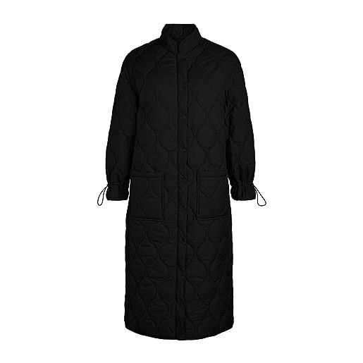 OBJECT objline long quilted jacket noos giubbotto, black, 42 da donna