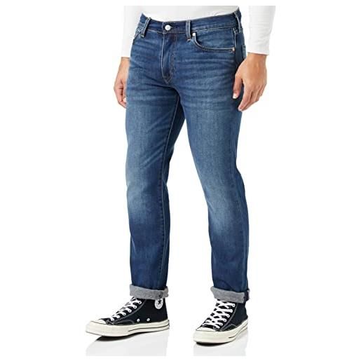 Levi's 511 slim, jeans uomo, nero lohi warm, 33w / 36l