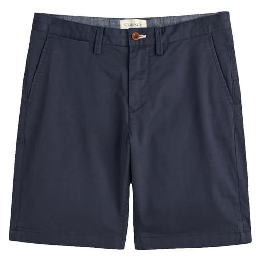 GANT slim twill shorts pantaloncini eleganti, putty, 39 uomo