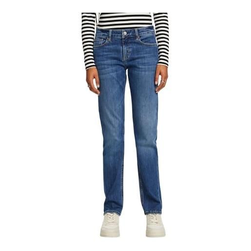 ESPRIT 103ee1b366 jeans, 902/lavaggio medio blu, 30w x 32l donna