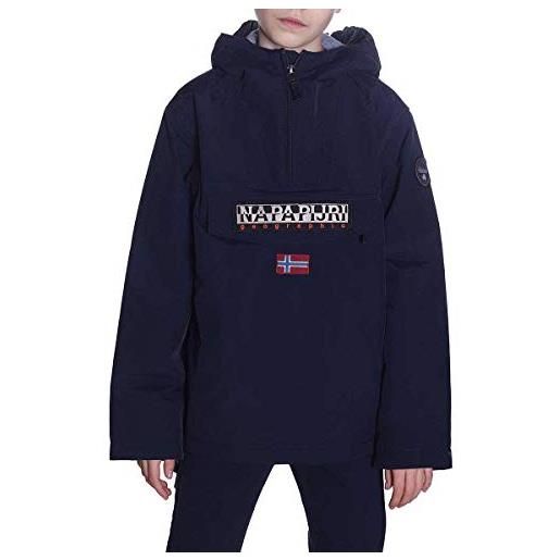 Napapijri rainforest winter jacket, giacca con cappuccio bambino, blu (blu marine 176), 152 cm (taglia produttore: 12 anni)