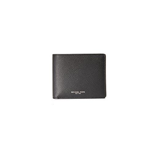 Michael Kors billfold passcase - portafoglio in pelle con 8 carte e portafoglio per carte di credito, colore: nero, nero , taglia unica, casual