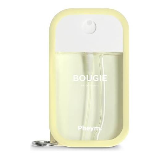 Pheym "bougie" - eau de toilette da donna 50ml - floreale, orientale, lussuosa, elegante, romantica - formato da viaggio - ginepro, limone, aghi di pino, radice di iris, ambra