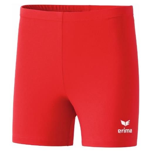 Erima 609201 - pantaloni aderenti per bambini, modello verona, colore: rosso, 140