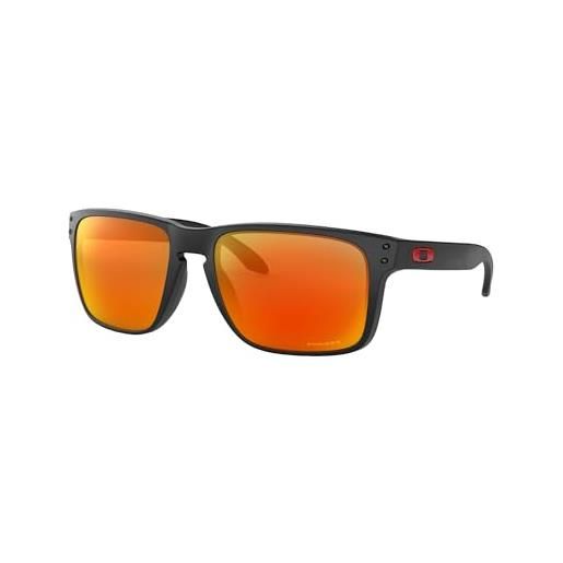 Oakley holbrook xl 941704 occhiali da sole, multicolore (matte black), taglia unica uomo