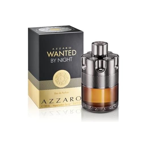 Azzaro wanted by night, eau de parfum uomo, profumo orientale legnoso